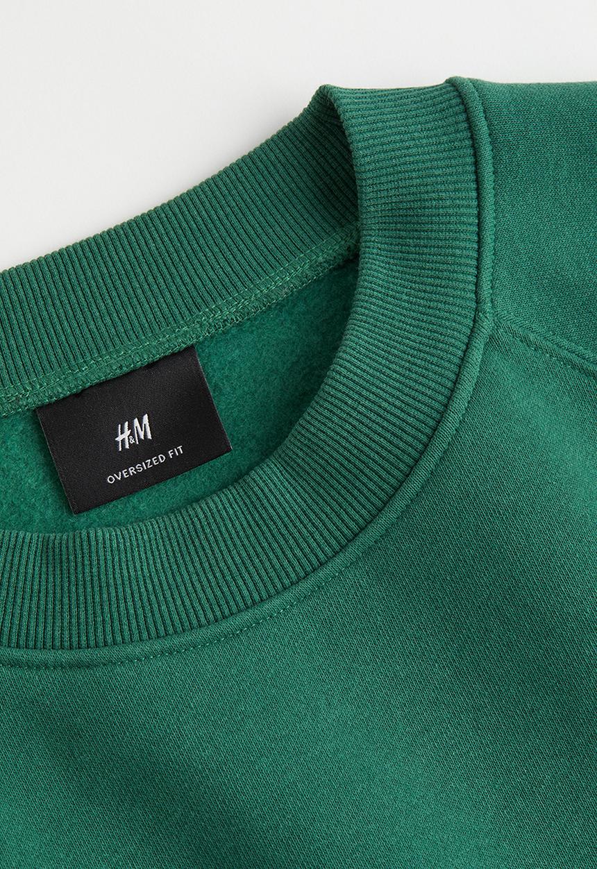 H&M - Oversized fit sweatshirt - green