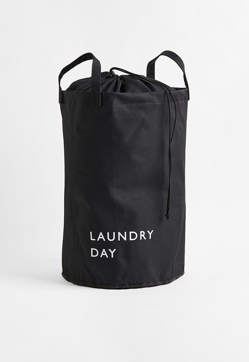 H&M - Printed laundry bag - black/multi