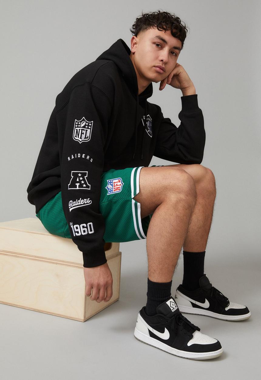 Factorie - Oversized nfl hoodie - lcn nfl black/raiders multi