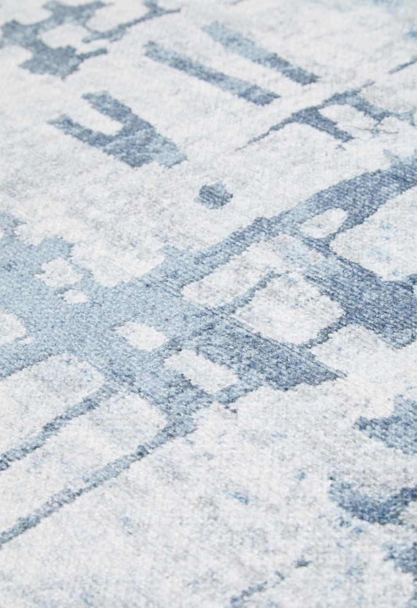 Sixth Floor - Eve printed rug - trace grey