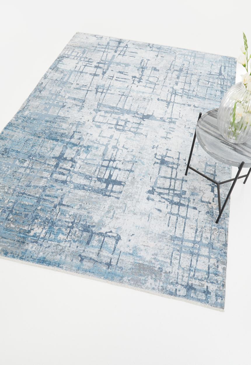 Sixth Floor - Eve printed rug - trace grey