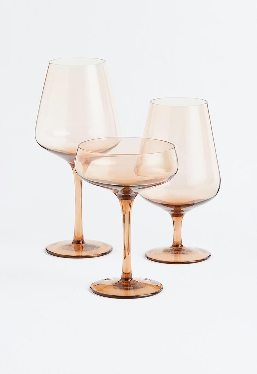 H&M - Wine glass - beige