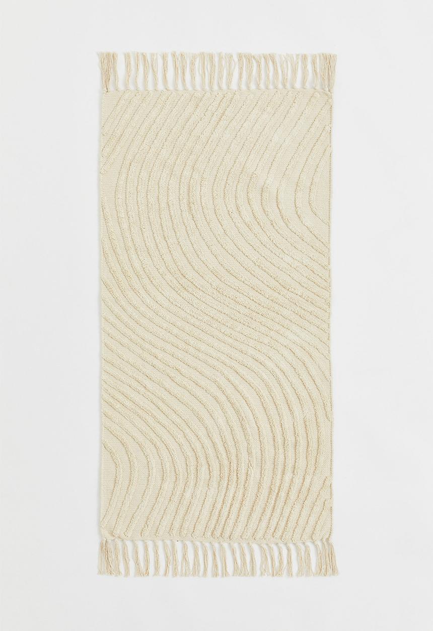 H&M - Tufted-pattern rug - beige