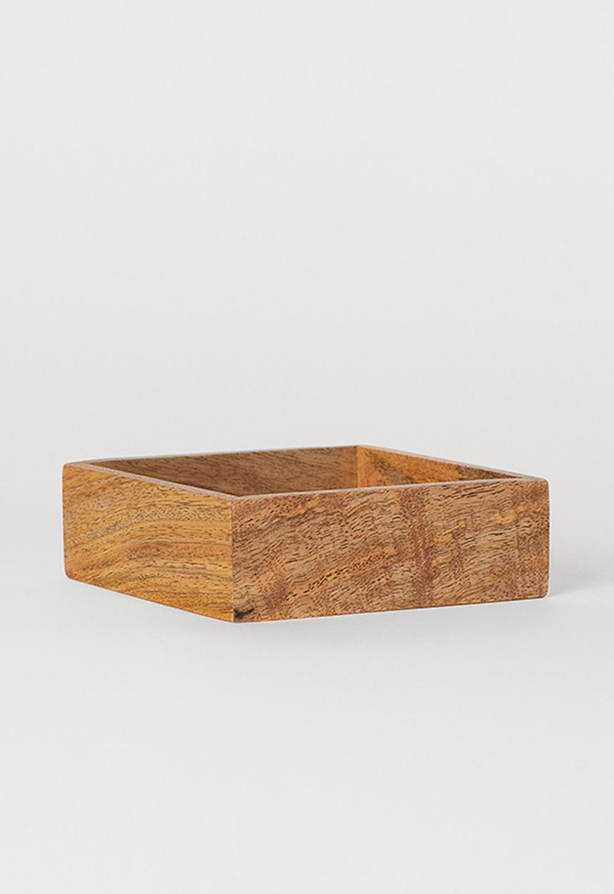 H&M - Wooden tray - beige