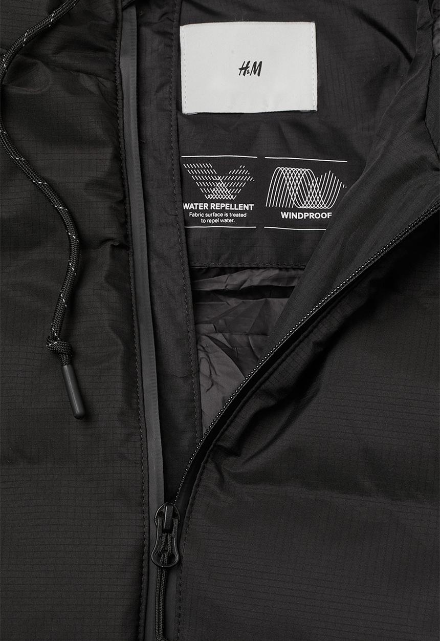 H&M - Water-repellent puffer jacket - black