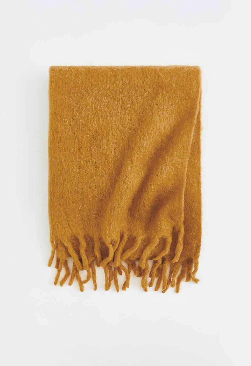 H&M - Soft wool-blend blanket - yellow