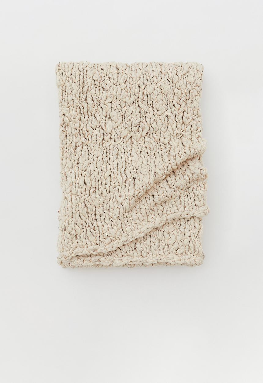 H&M - Wool-blend blanket - beige