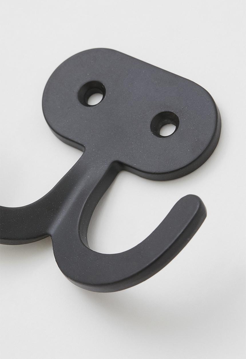 H&M - Metal double hook - black