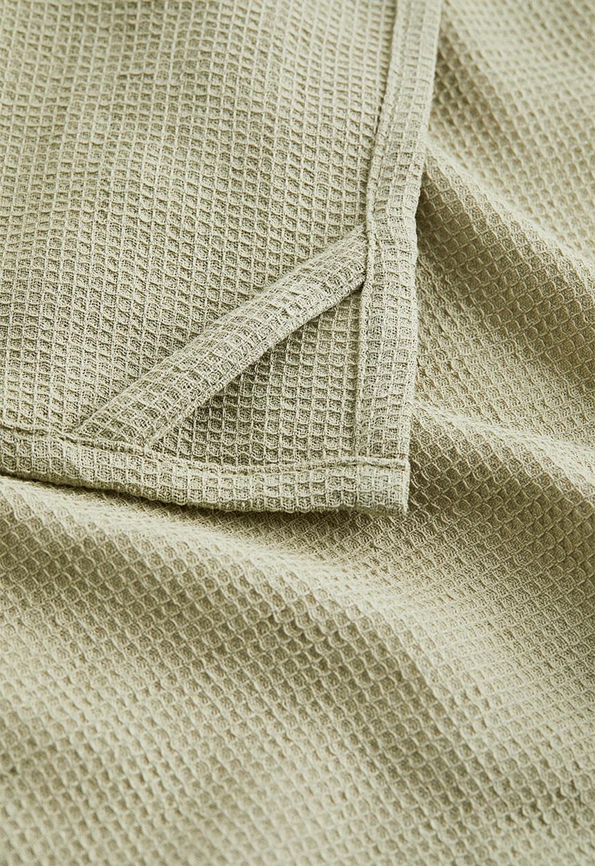 H&M - Waffled tea towel - green
