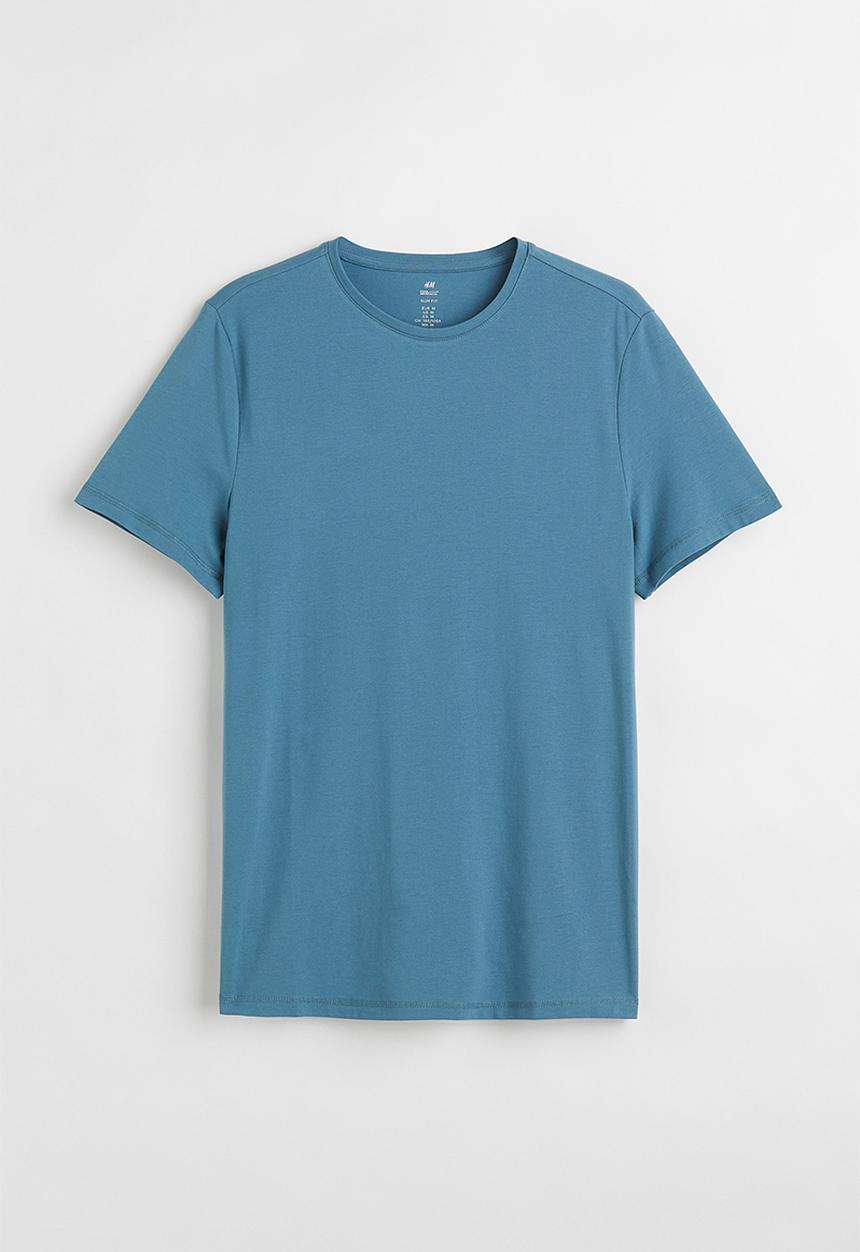H&M - Coolmax® slim fit T-shirt - turquoise