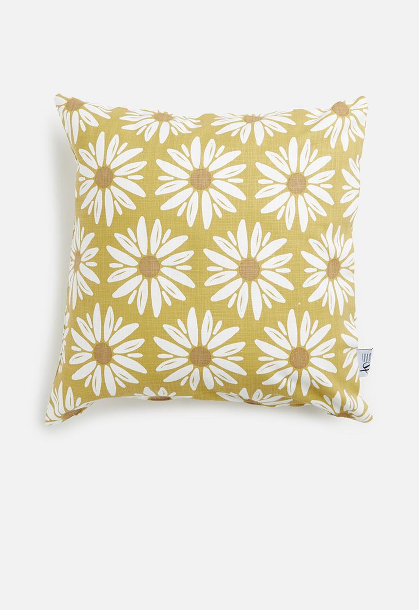 Sixth Floor - Delicate cushion cover- mustard