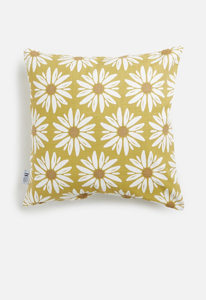 Sixth Floor - Delicate cushion cover- mustard