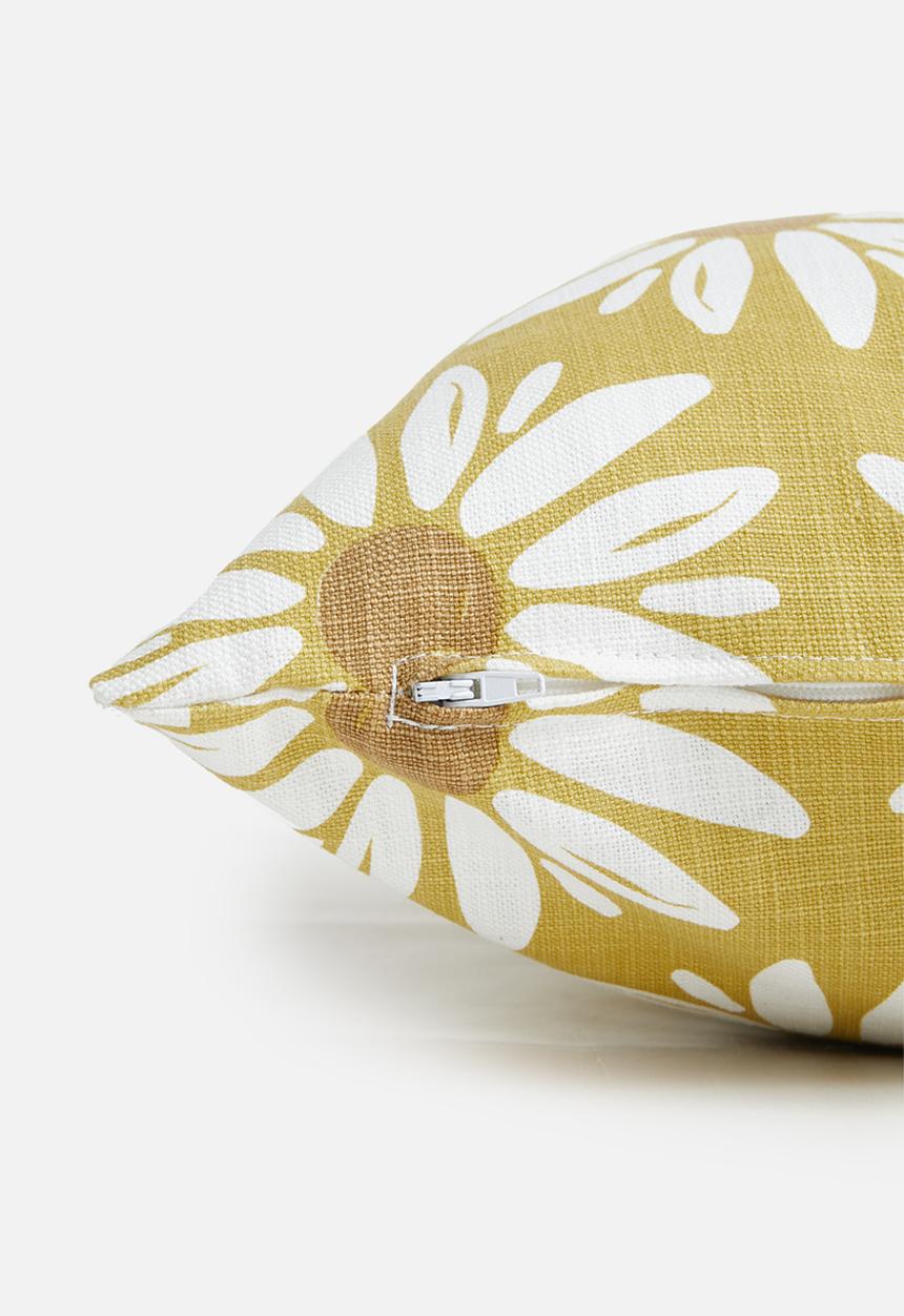 Sixth Floor - Delicate cushion cover- mustard
