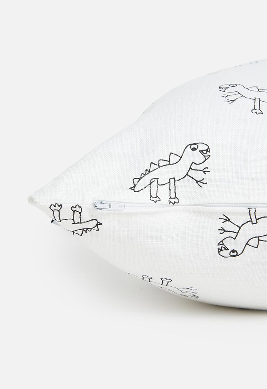 Sixth Floor - Dinosaurus cushion cover- multi