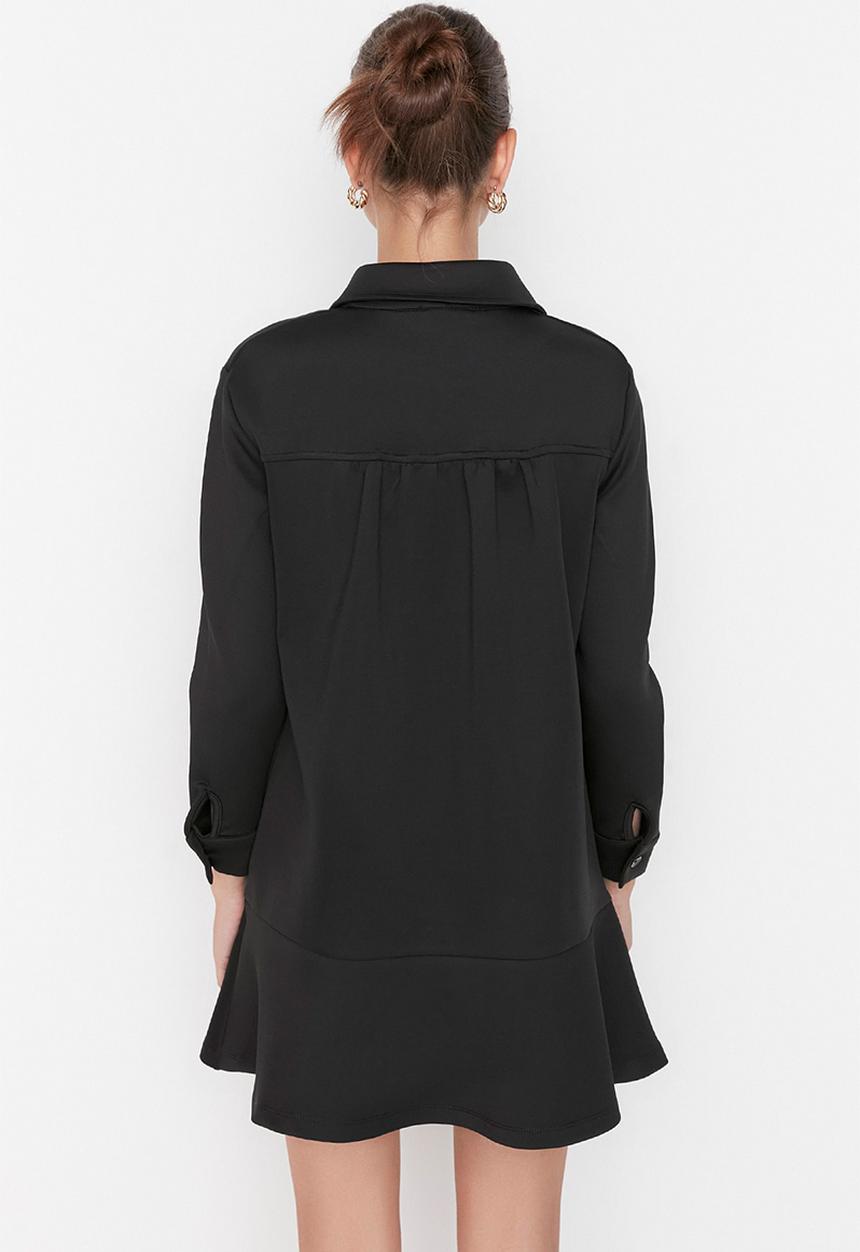 Trendyol - Scuba shift dress - black