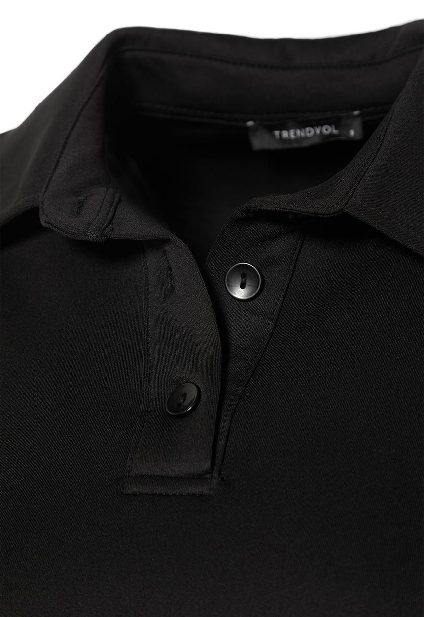 Trendyol - Scuba shift dress - black