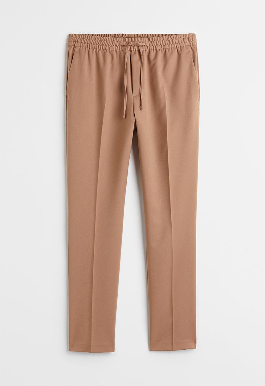 H&M - Slim fit joggers - beige