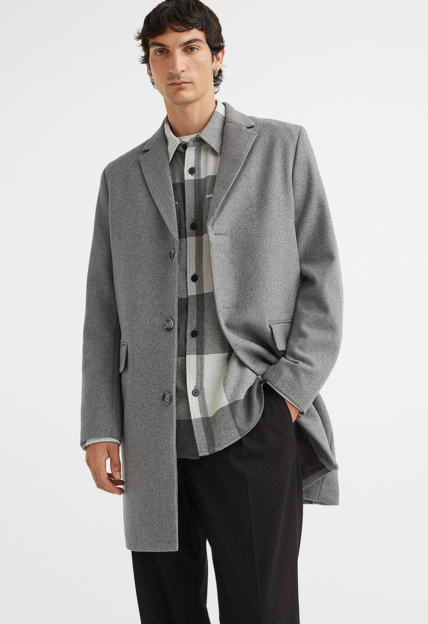 H&M - Wool-blend coat - grey