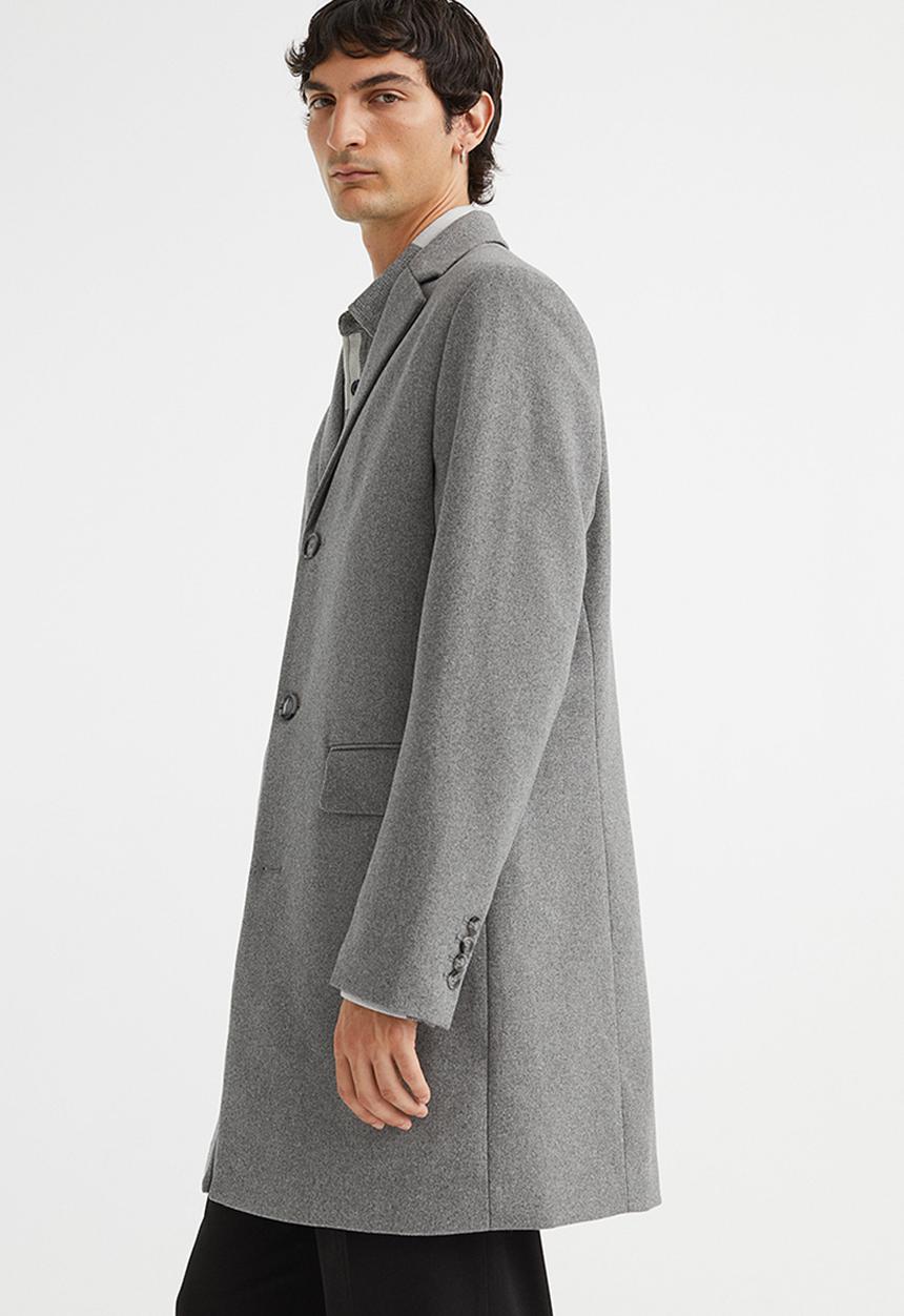 H&M - Wool-blend coat - grey