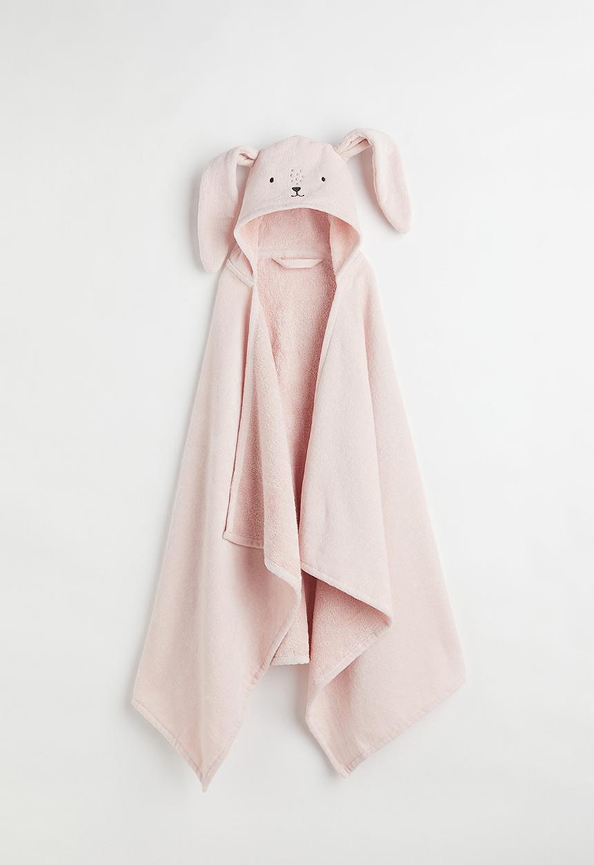 H&M - Hooded bath towel - pink II