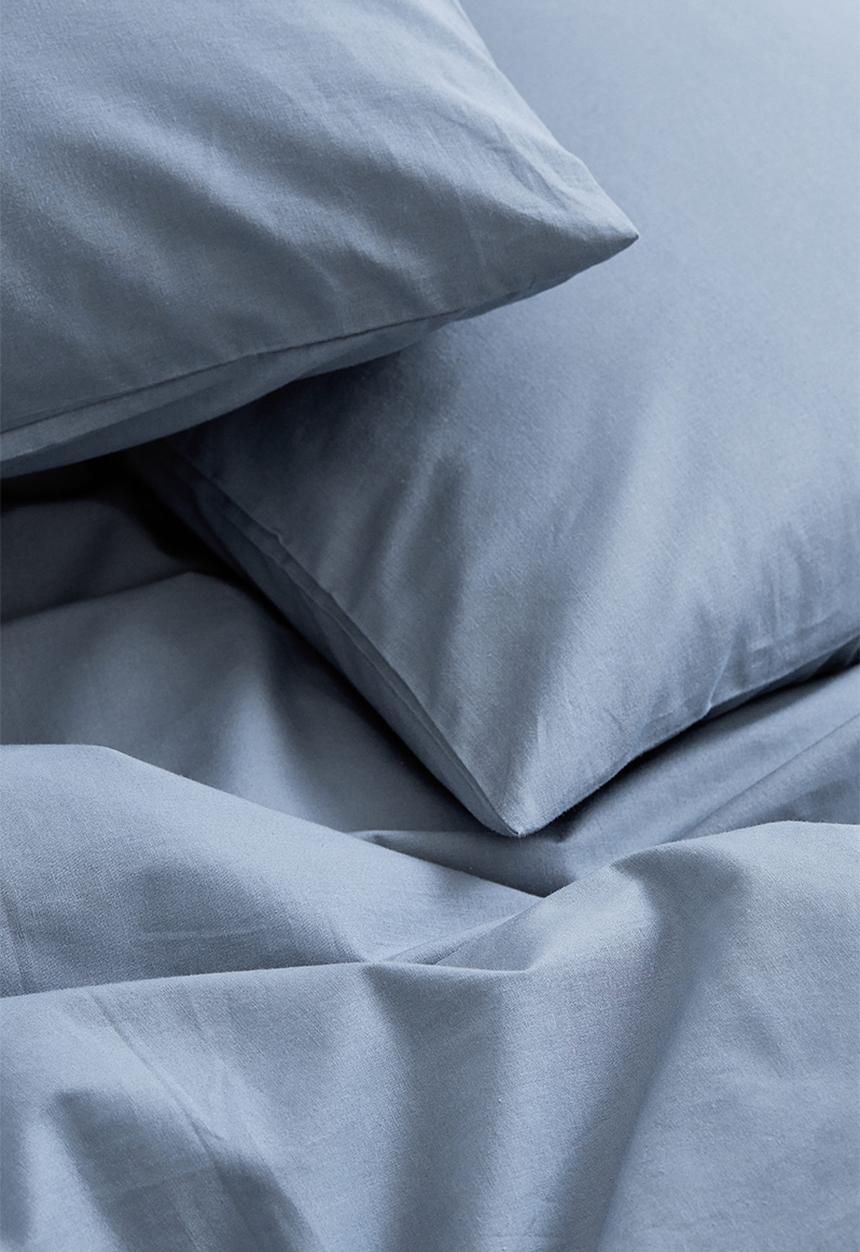 H&M - Cotton duvet cover set - blue