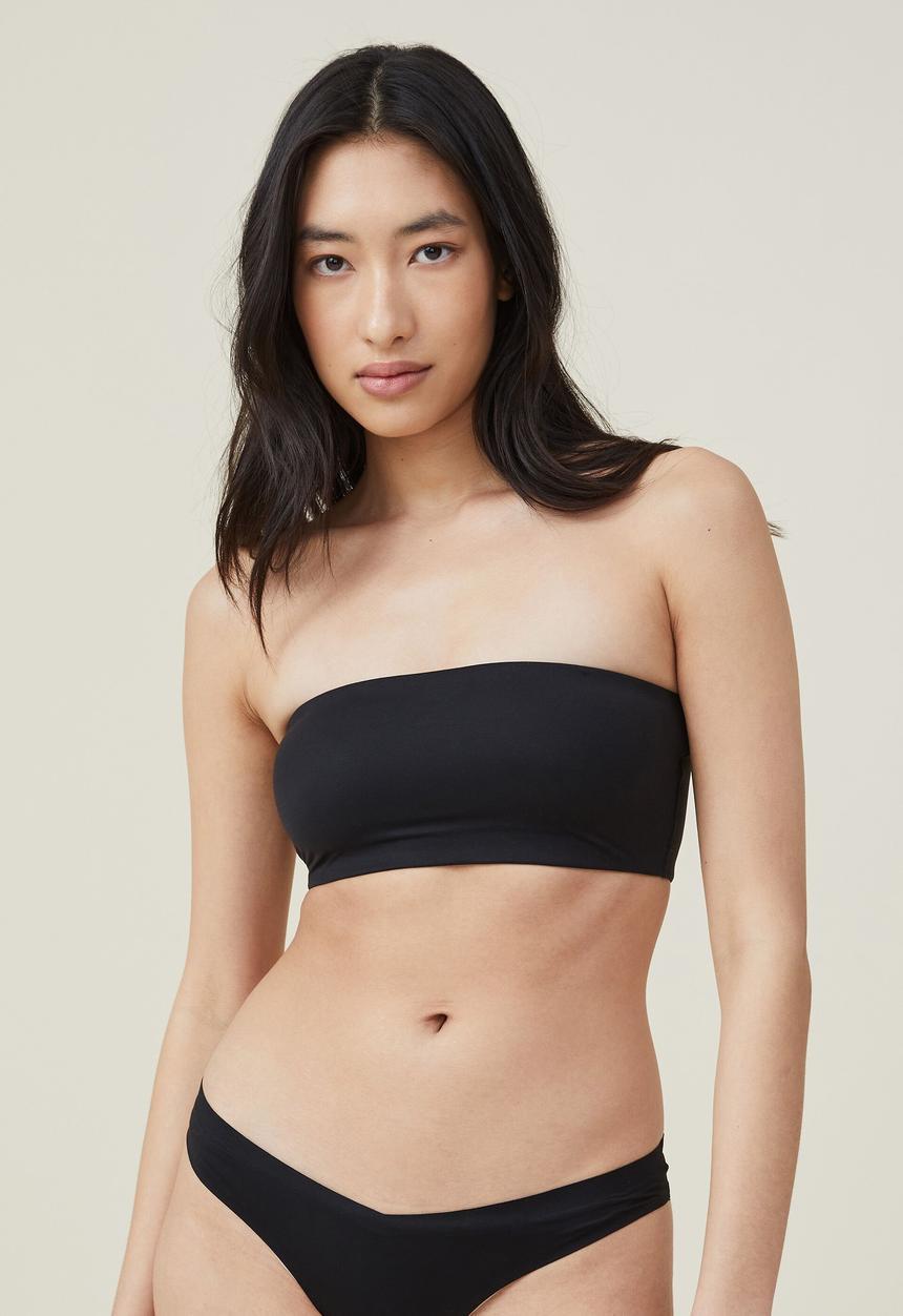 Cotton On - The Smoothing bandeau - black