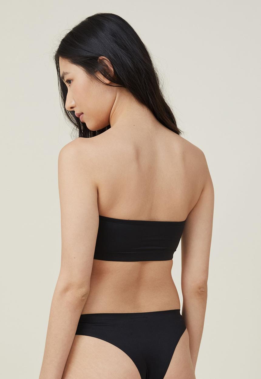 Cotton On - The Smoothing bandeau - black