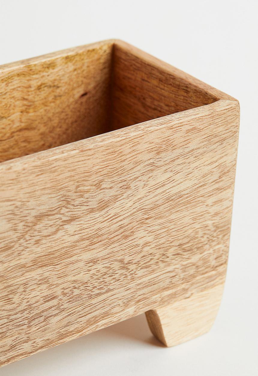 H&M - Wooden spice box - beige