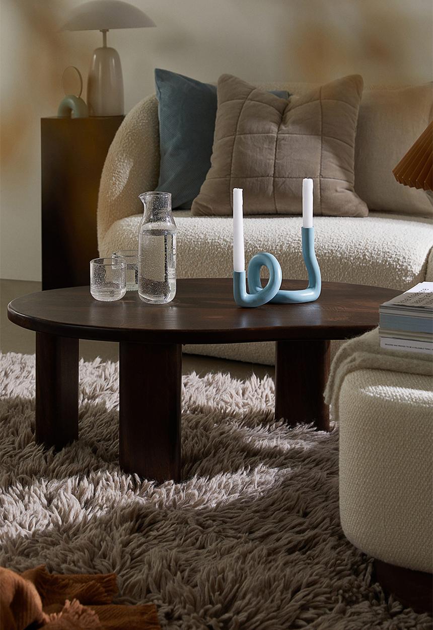 H&M - Metal candlestick - blue