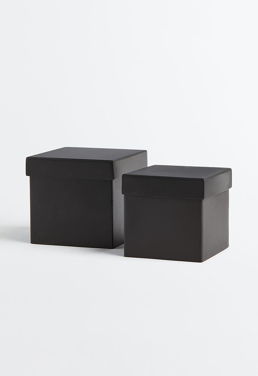 H&M - Metal storage box - grey