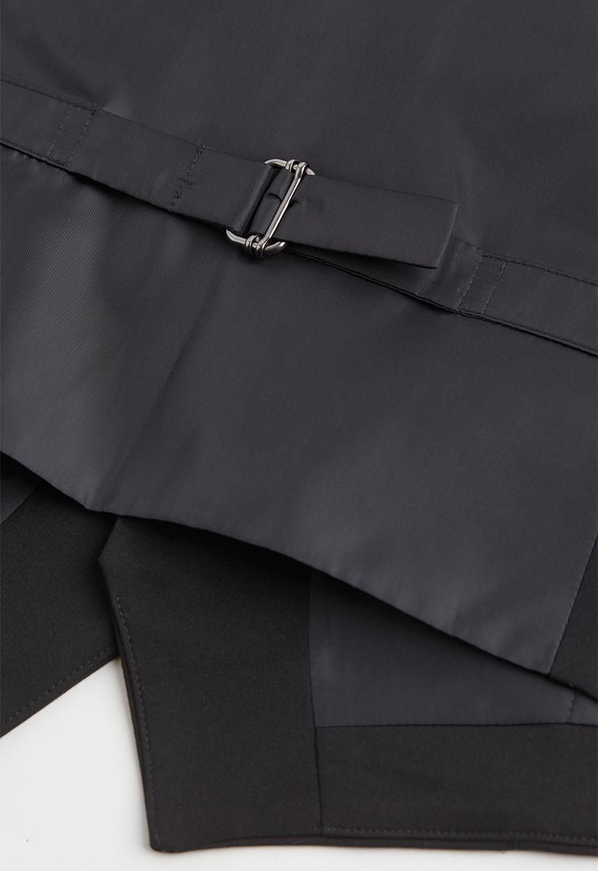 H&M - Suit waistcoat slim fit - black