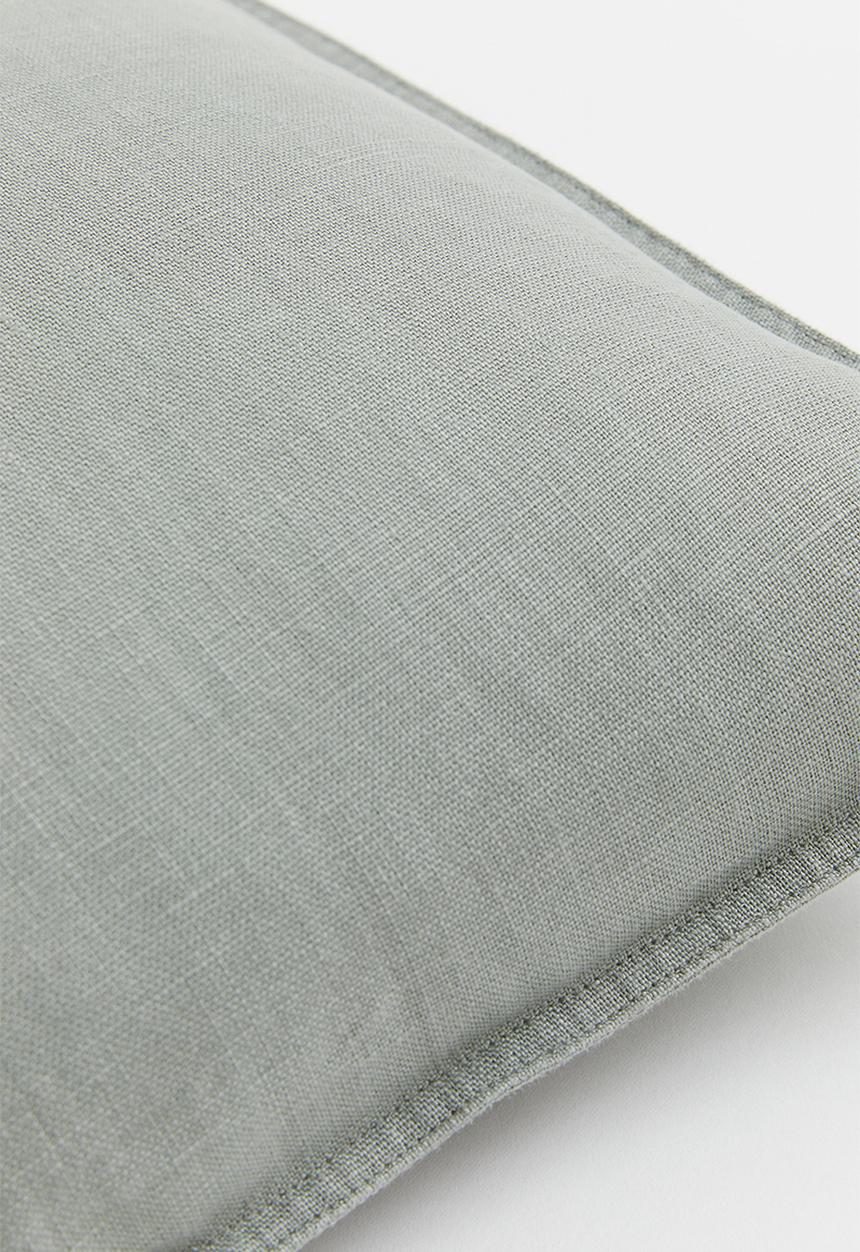 H&M - Washed linen cushion cover - green