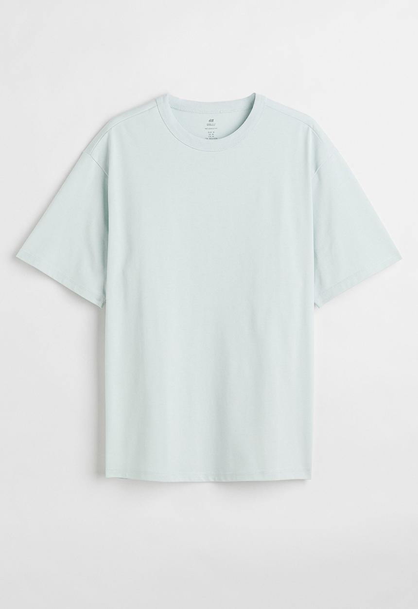 H&M - Coolmax® relaxed fit T-shirt - light turquoise