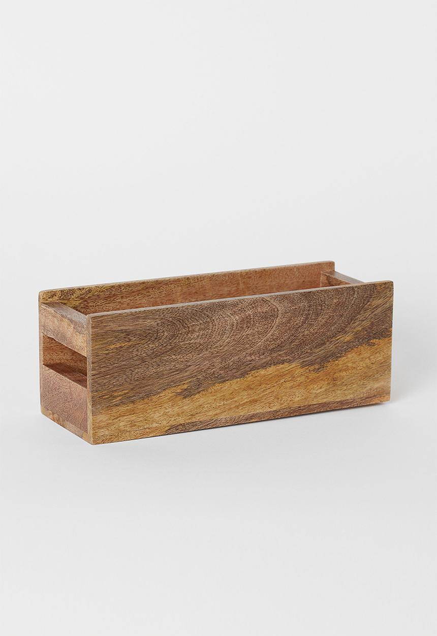 H&M - Wooden spice box - beige