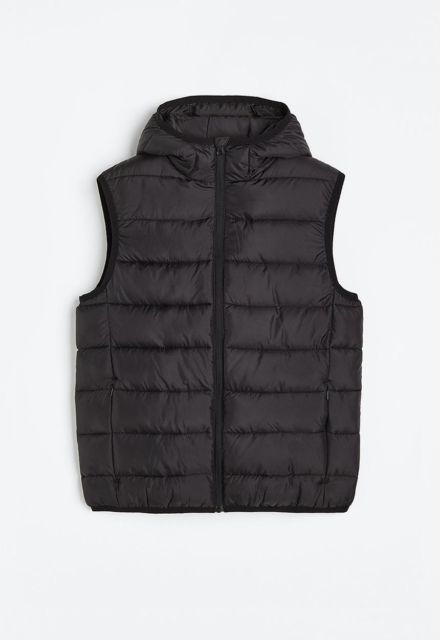 H&M - Padded lightweight gilet - black