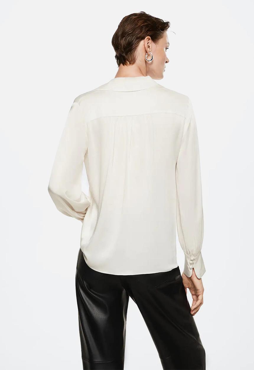 MANGO - Blouse bibiana - light beige
