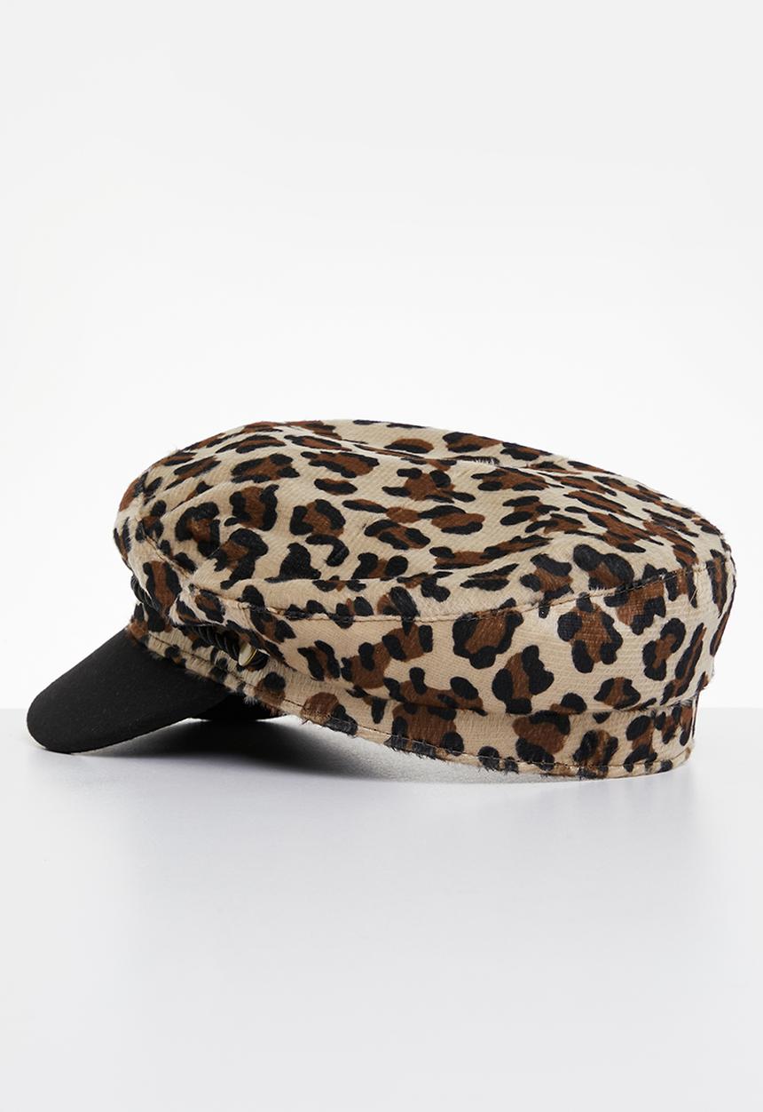 Superbalist - Animal printed baker boy - multi