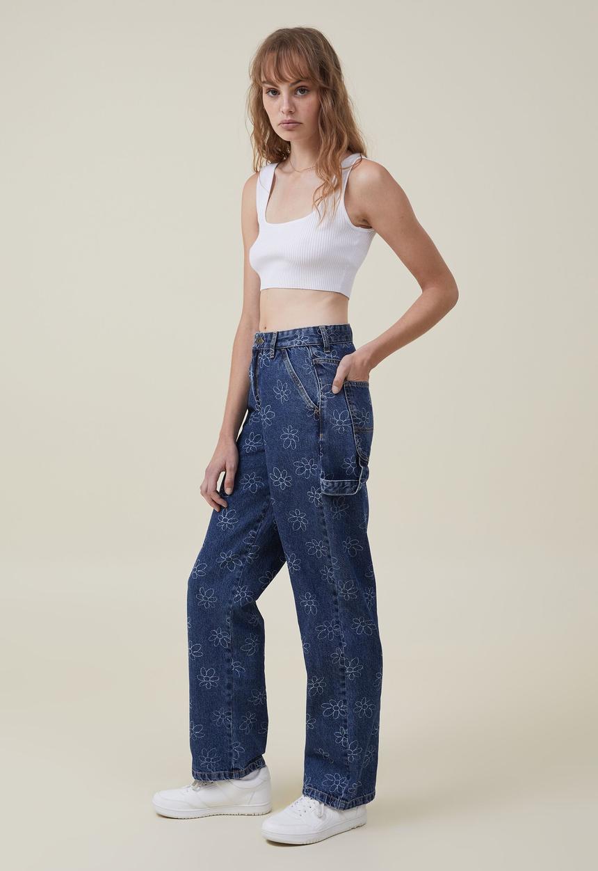 Cotton On - Carpenter jean - kidult yardage/nordic blue