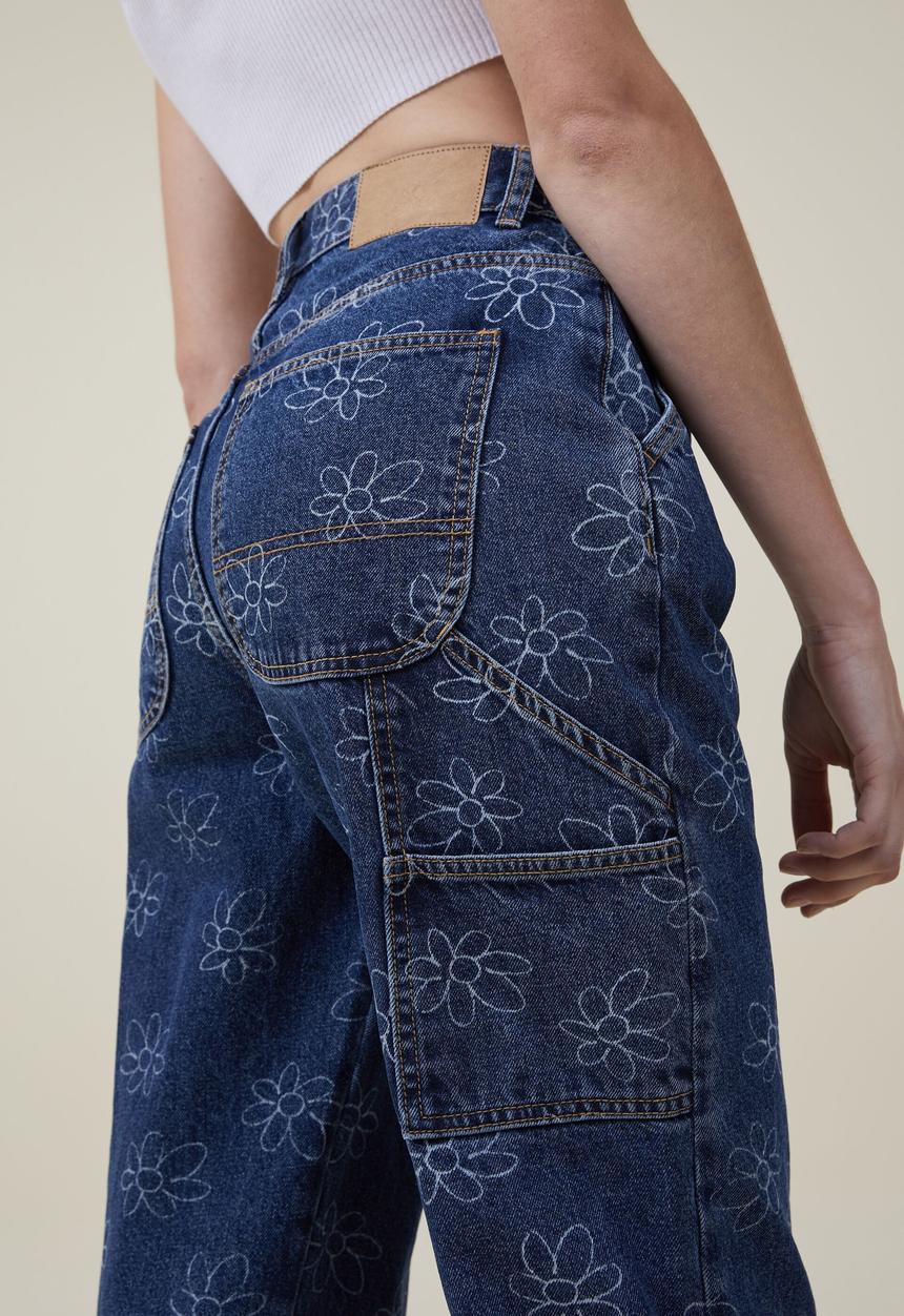 Cotton On - Carpenter jean - kidult yardage/nordic blue