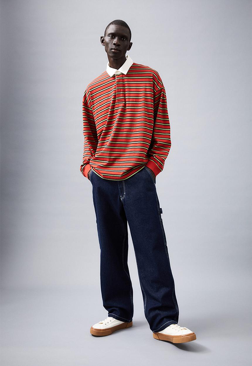 H&M - Relaxed worker jeans - dark denim blue