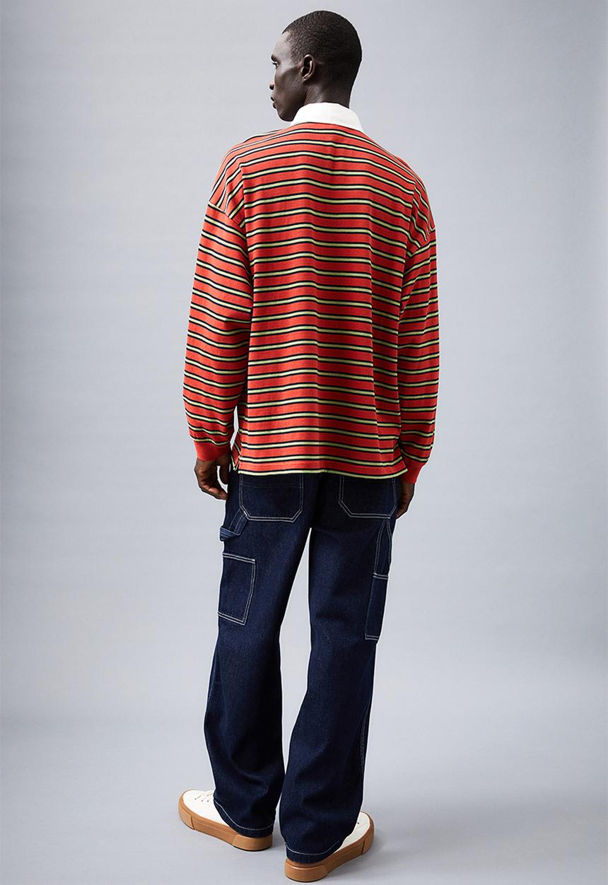 H&M - Relaxed worker jeans - dark denim blue