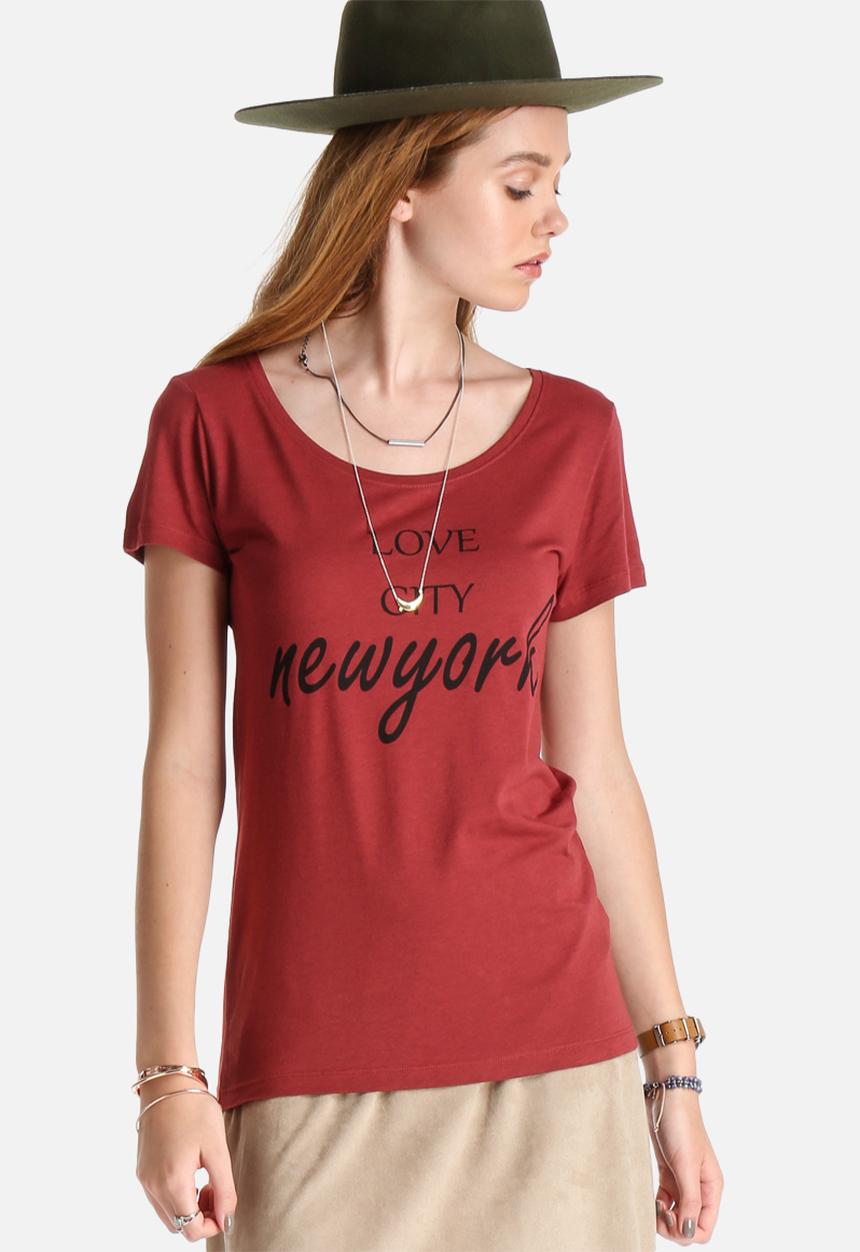 Pieces - Cille Printed Tee