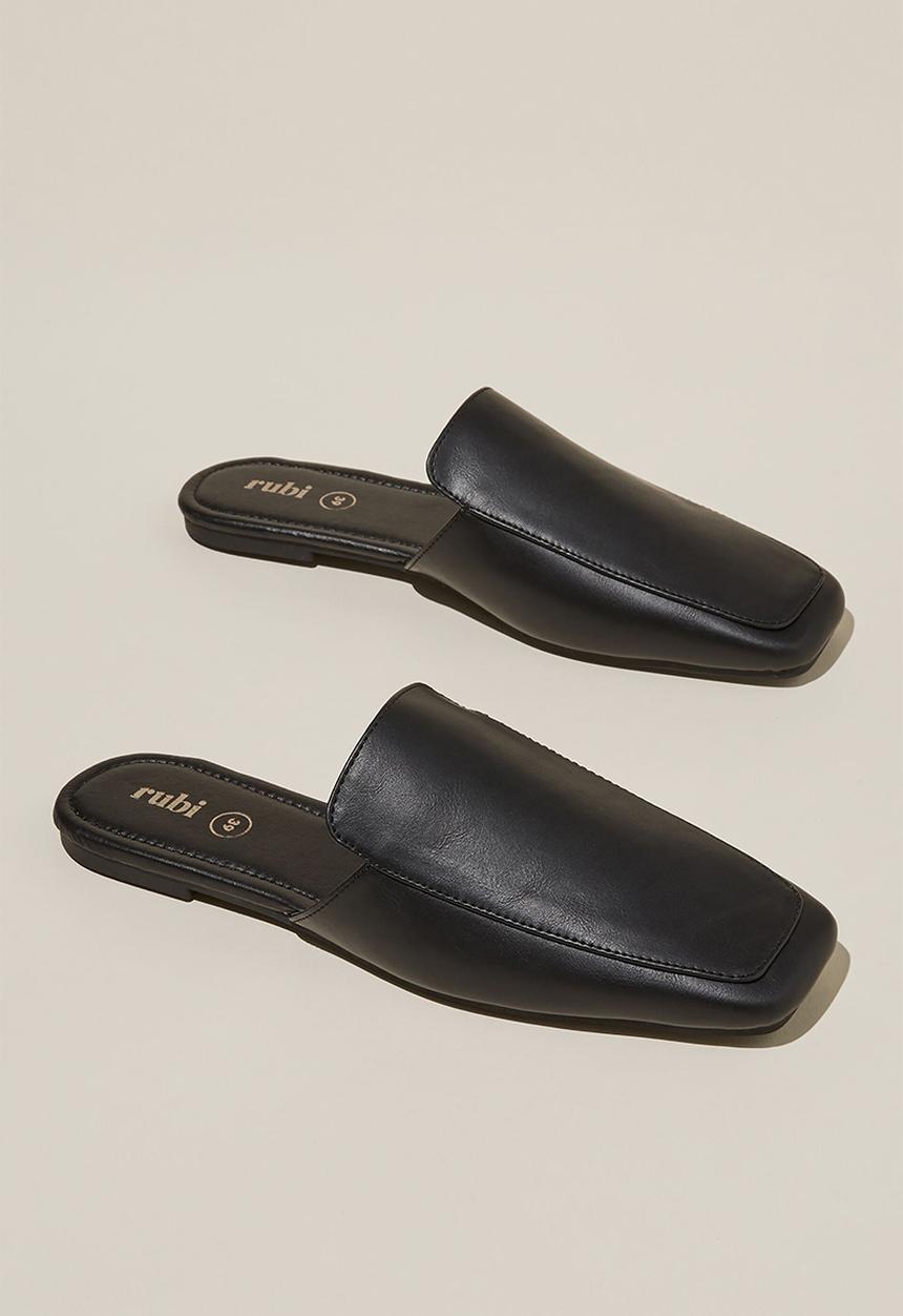 Cotton On - gia minimal mule - black 