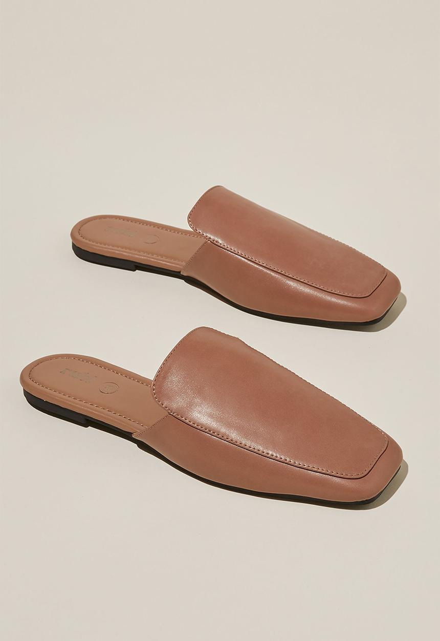 Cotton On - Gia minimal mule - cool brown 