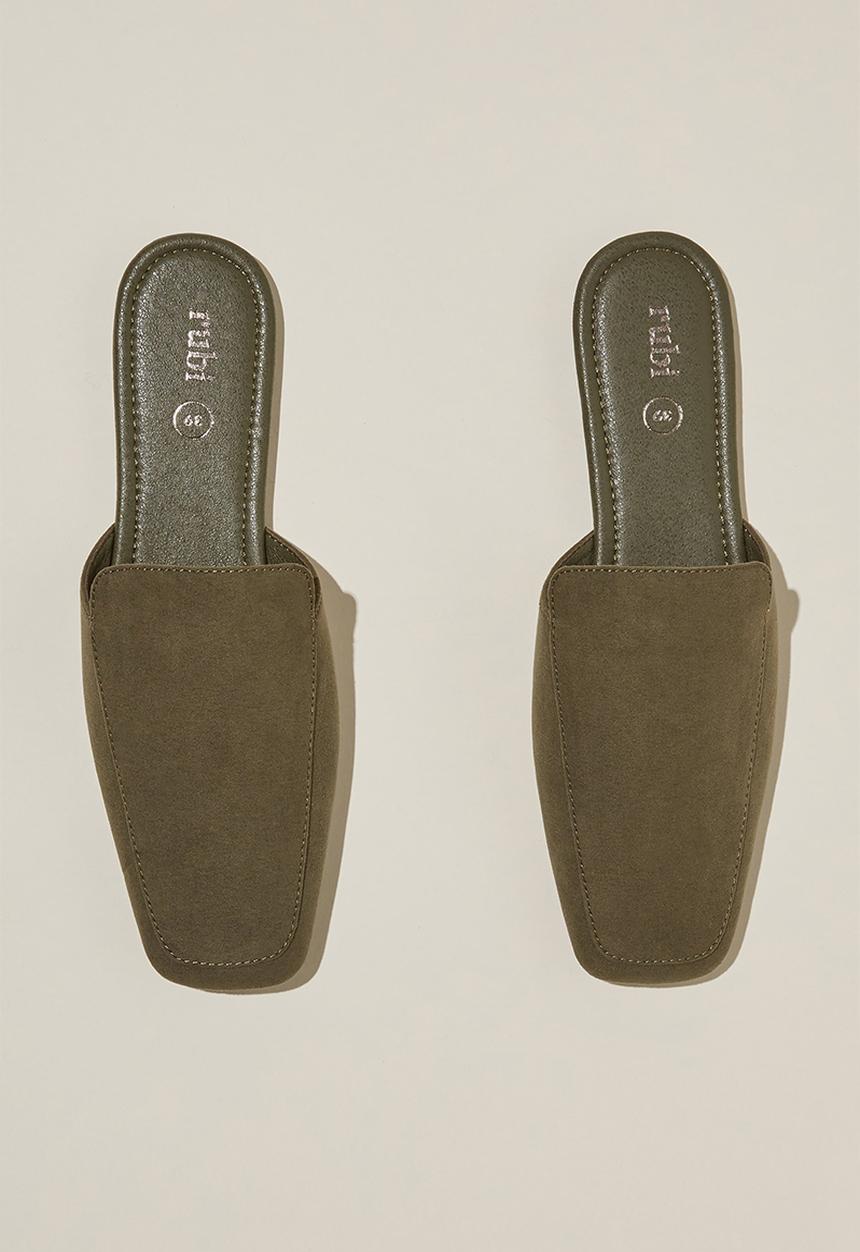 Cotton On - Gia minimal mule - soft olive 
