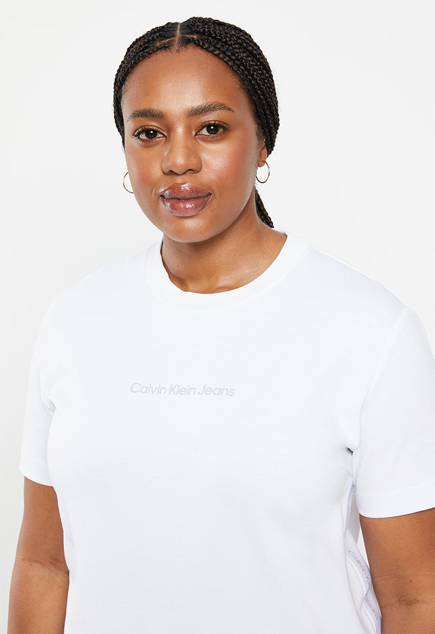Calvin Klein - Plus essential shirt dress - bright white