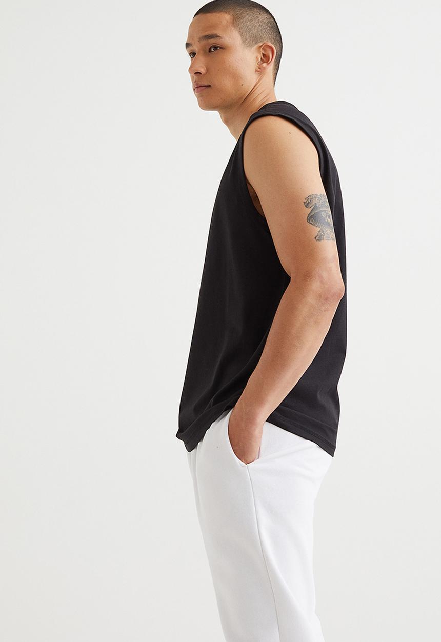 H&M - Regular fit coolmax® top - black