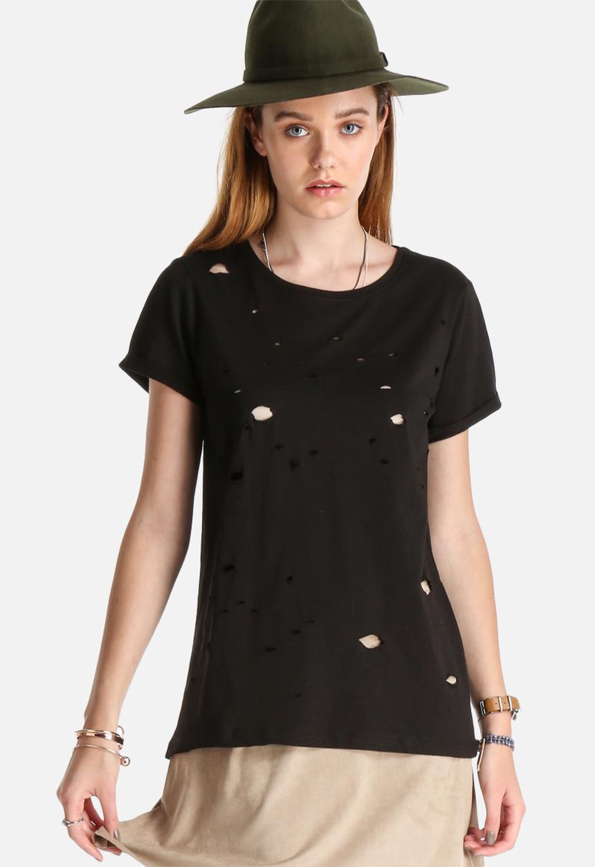 Pieces - Kiola Destroyed Tee