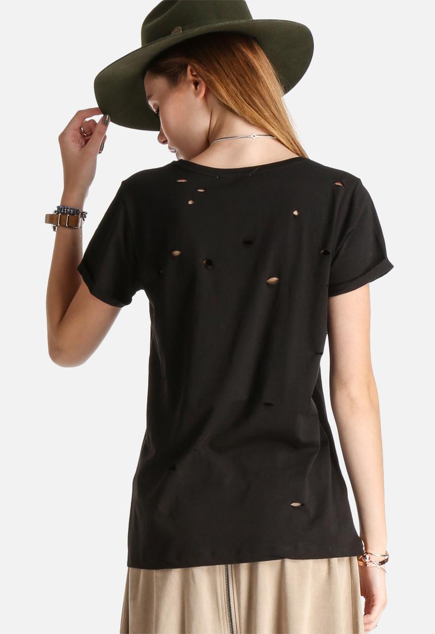 Pieces - Kiola Destroyed Tee