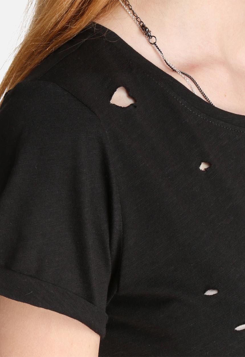 Pieces - Kiola Destroyed Tee